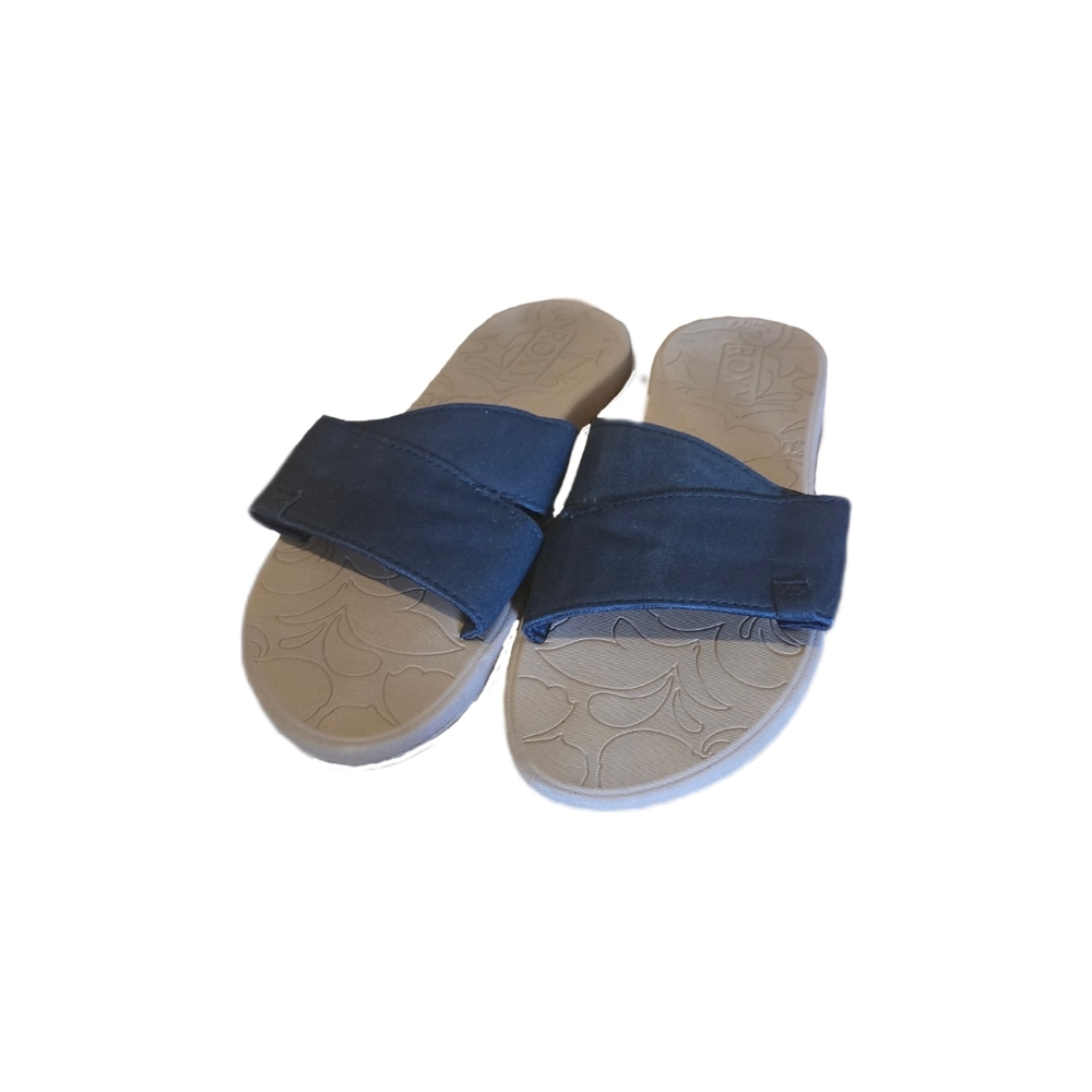 Navy Blue Slide Sandals